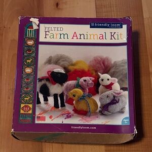 Unopened Friendly Loom Felted Farm Animal Kit - Multicolor